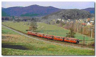 Historischen Schienenbussen